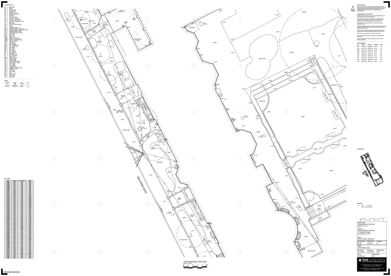 Liverpool High School Topographical Survey