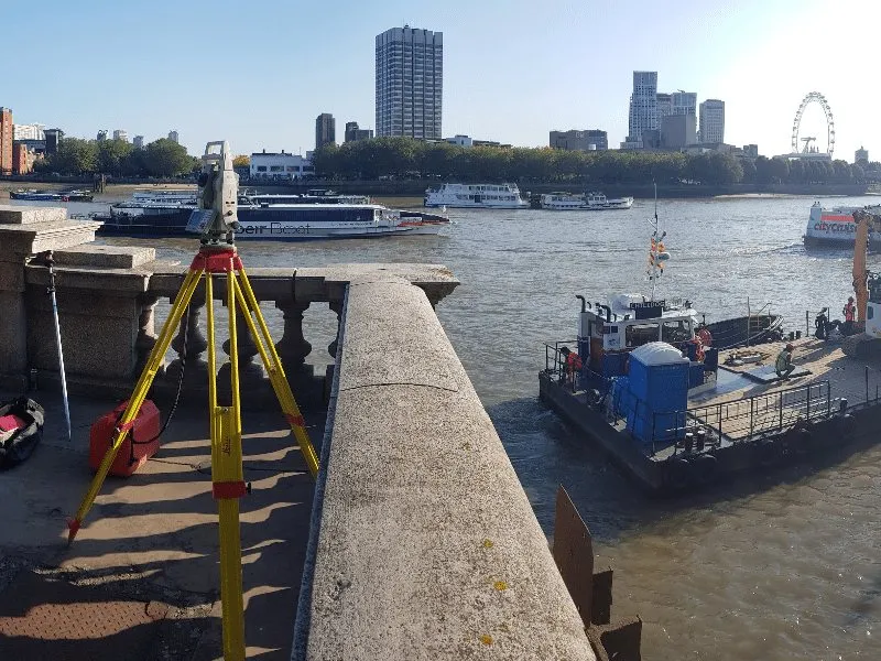 Total station monitoring in London