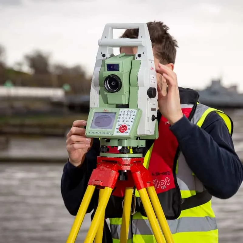 total station surveying