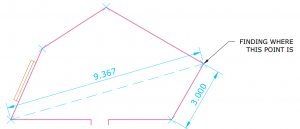measuring an angled room