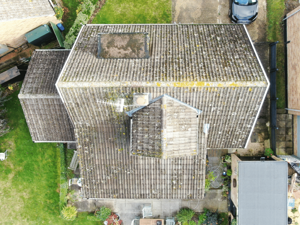 Drone Photo On A Roof