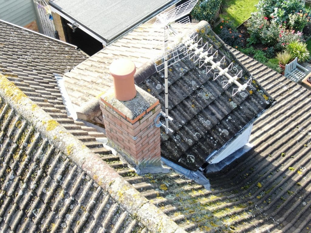 Roof Inspection Drone Chimney